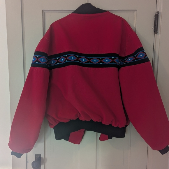 Vintage Carhartt Aztec Bomber Jacket - Picture 3 of 5